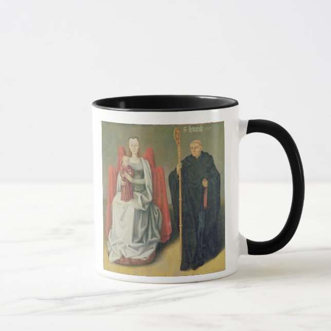 Virgin and Child with St. Benedict Mug (Right)