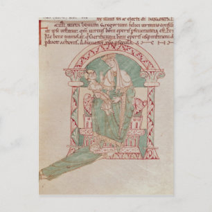 Virgin and Child with St. Gregory the Great Postcard