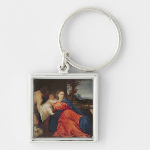 Virgin and Infant Key Ring