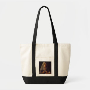 Virgin Annunciate (oil on panel) Tote Bag