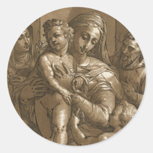 Virgin, Child, and Saints stickers