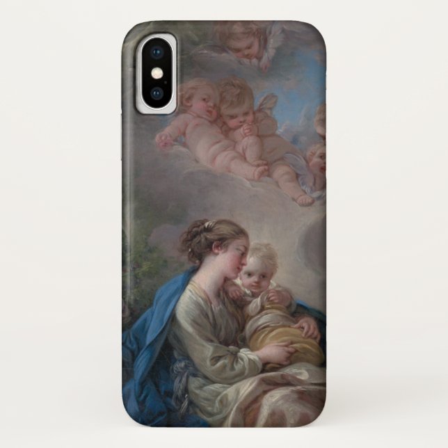 Virgin & Child with the Saint John the Baptist Case-Mate iPhone Case (Back)