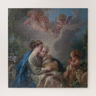 Virgin & Child with the Saint John the Baptist Jigsaw Puzzle