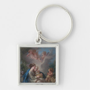 Virgin & Child with the Saint John the Baptist Key Ring