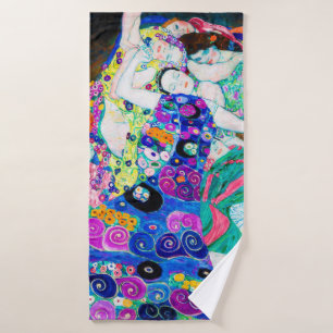 Virgin (Girls), Gustav Klimt Bath Towel