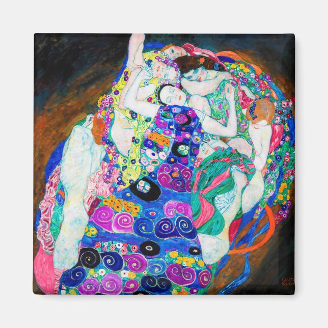 Virgin (Girls), Gustav Klimt Magnet (Front)