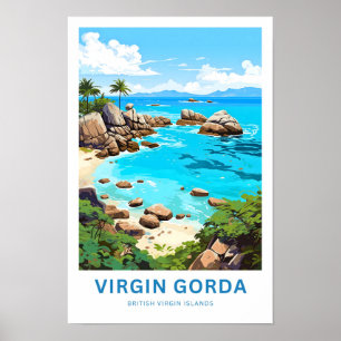 Virgin Gorda British Virgin Islands Travel Print