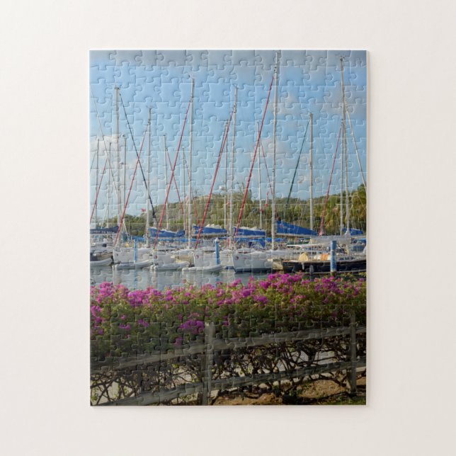 Virgin Gorda Yacht Harbour Jigsaw Puzzle (Vertical)