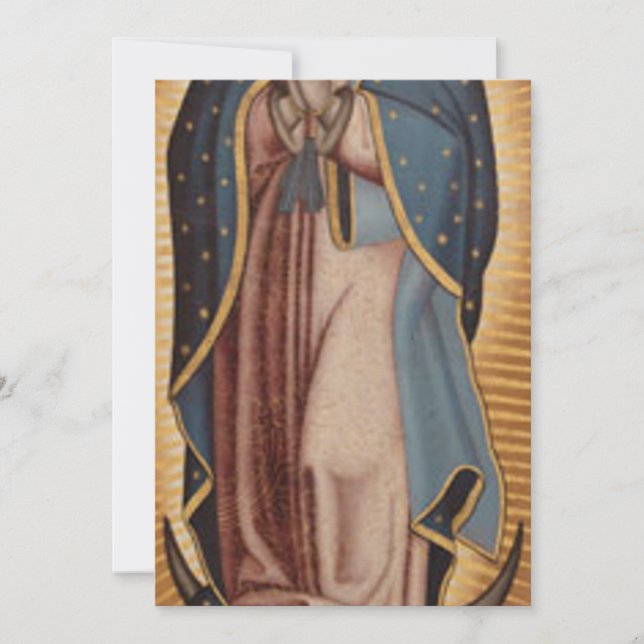 Virgin Guadalupe Invitation (Front)