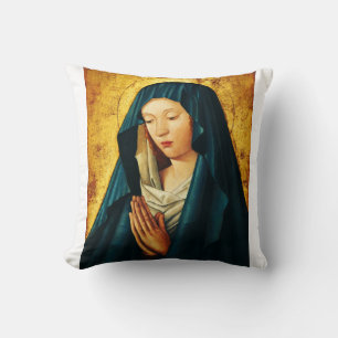Virgin in prayer of Riga Cushion