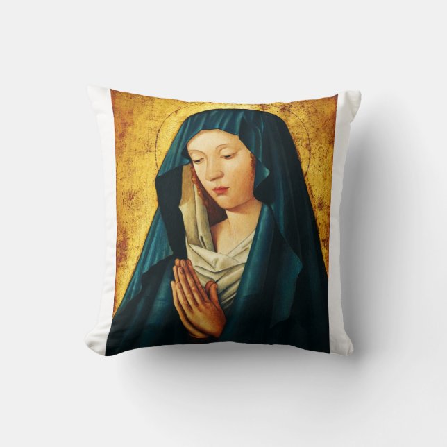 Virgin in prayer of Riga Cushion (Front)