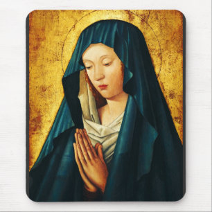 Virgin in prayer of Riga Mouse Pad