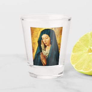 Virgin in prayer of Riga Shot Glass