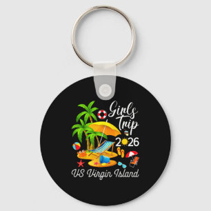 Virgin island summer tropical girls trip 2026 vibe key ring