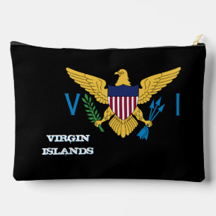 Virgin Islands bag, US Virgin Islands flag Accessory Pouch