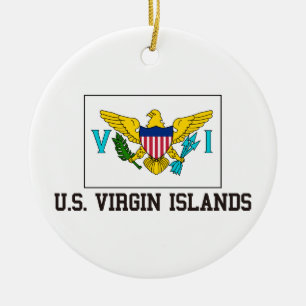 Virgin Islands Ceramic Ornament