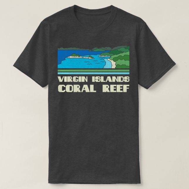 Virgin Islands Coral Reef National Monument Nature T-Shirt (Design Front)