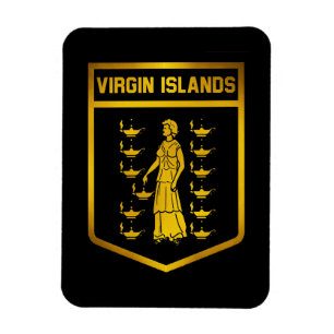 Virgin Islands Emblem Magnet