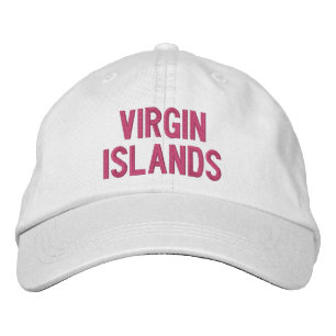 VIRGIN ISLANDS EMBROIDERED HAT