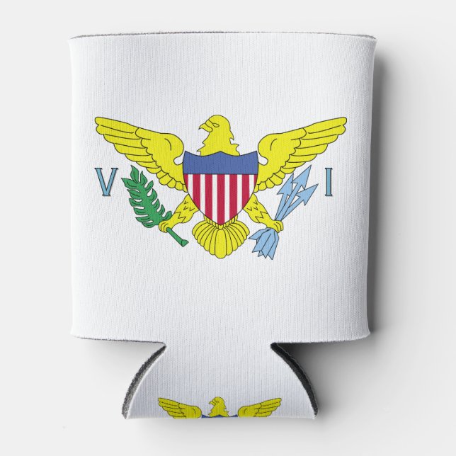 Virgin Islands Flag Can Cooler (Front)