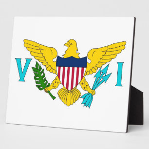 Virgin Islands Flag Plaque