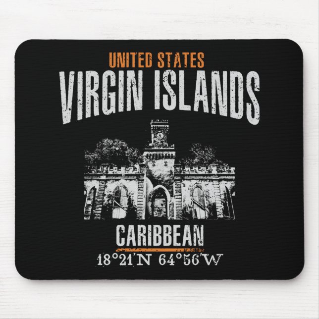 Virgin Islands Mouse Pad (Front)