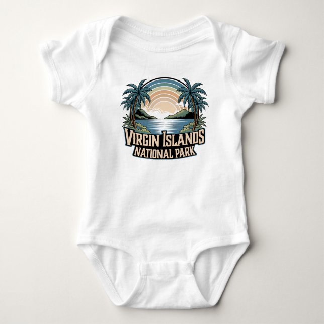 Virgin Islands National Park Baby Bodysuit (Front)