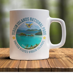 Virgin Islands National Park caribbean beach Coffee Mug