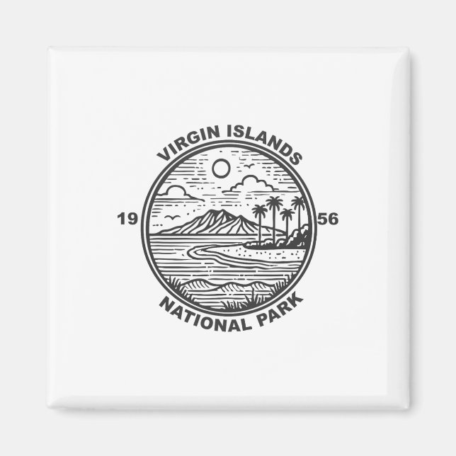 Virgin Islands National Park  Magnet (Front)