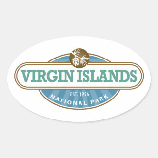 Virgin Islands National Park Oval Sticker