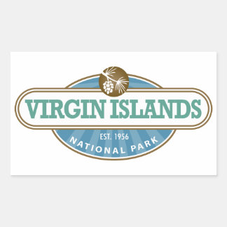 Virgin Islands National Park Rectangular Sticker