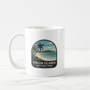 Virgin Islands National Park Tropical Badge Coffee Mug