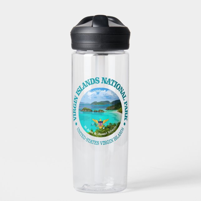 Virgin Islands NP  Water Bottle (Front)