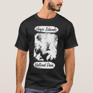 Virgin Islands Palm tree St John National Park Sai T-Shirt