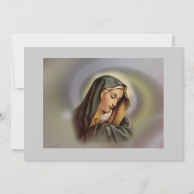 Virgin Mary 2 Invitation (Front)