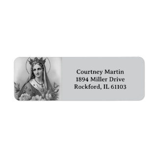 Virgin Mary Adress Label Return Address Label