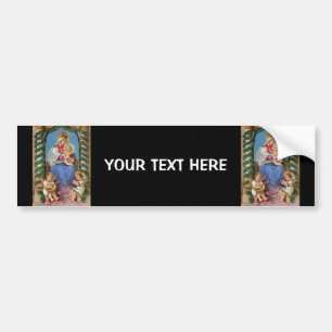 Virgin Mary and Baby Jesus Bumper Sticker