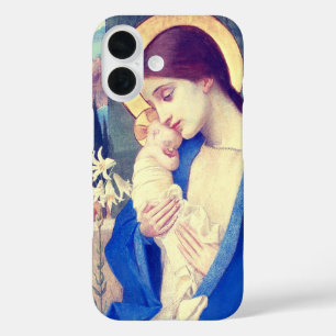 Virgin Mary and Child by Marianne Stokes iPhone 16 Case