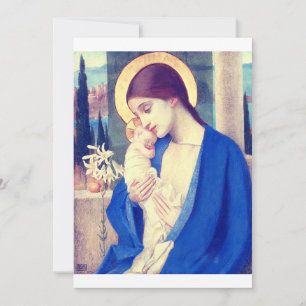 Virgin Mary and Child by Marianne Stokes Save The Date