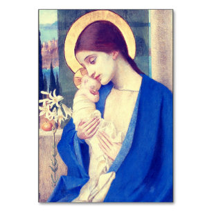 Virgin Mary and Child by Marianne Stokes Table Number