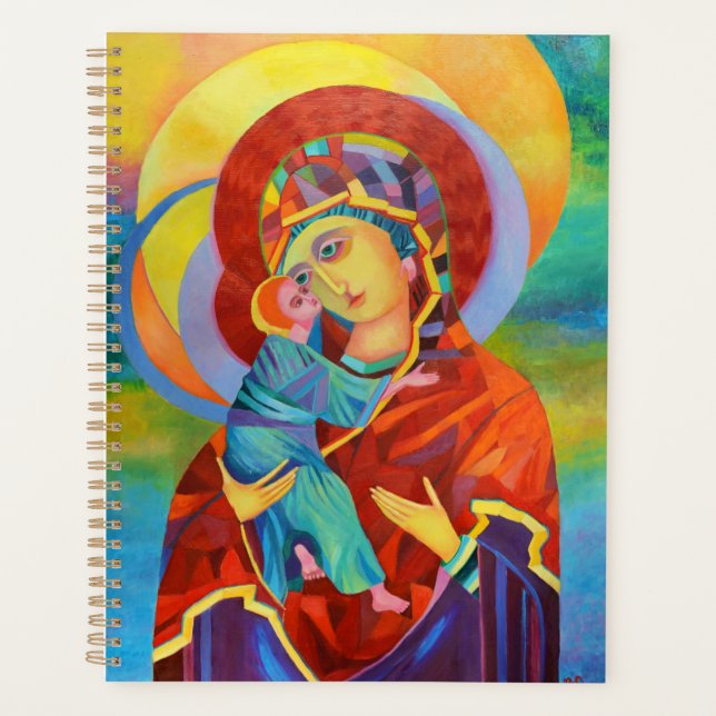 Virgin Mary and Child Our Lady Planner (Front)