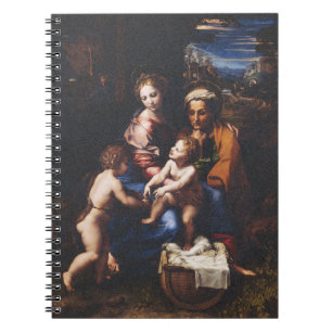 Virgin Mary and Child with John the Baptist Notebook