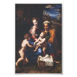 Virgin Mary and Child with John the Baptist Photo Print