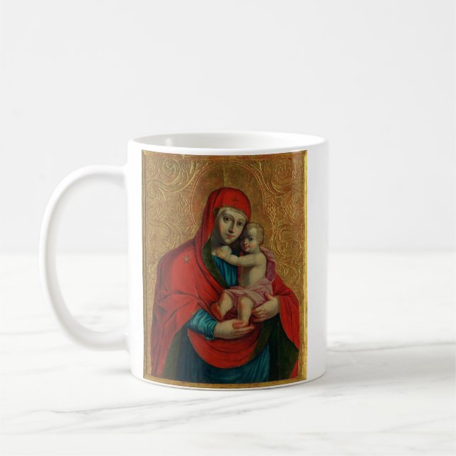 Virgin Mary and Jesus Child by Jan Rombauer Coffee Mug (Left)