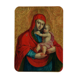 Virgin Mary and Jesus Child by Jan Rombauer Magnet