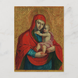 Virgin Mary and Jesus Child by Jan Rombauer Postcard