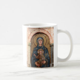 Virgin Mary And Jesus Mosaic Coffee Mug