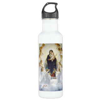Virgin Mary and Jesus with angels 710 Ml Water Bottle