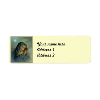 Virgin Mary Assumption Return Address Label