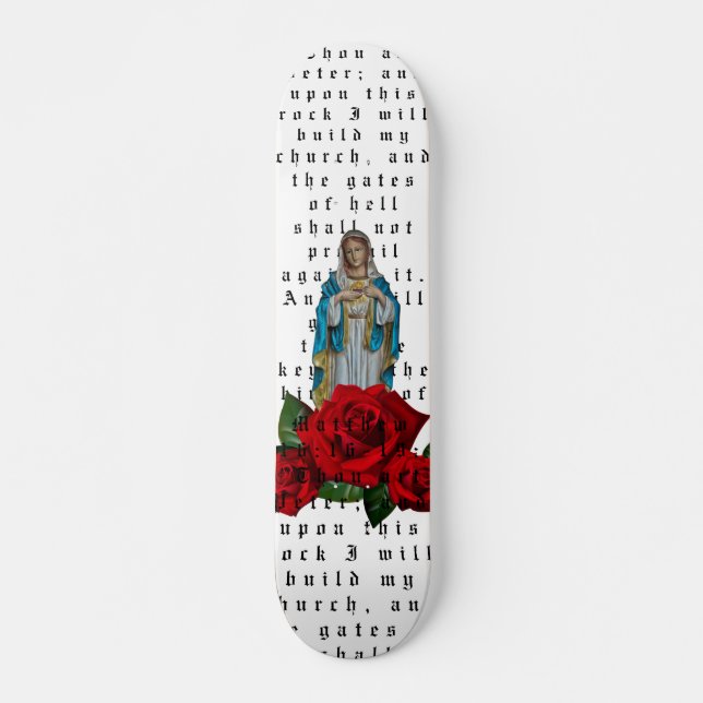 VIRGIN MARY BOARD SKATEBOARD (Front)